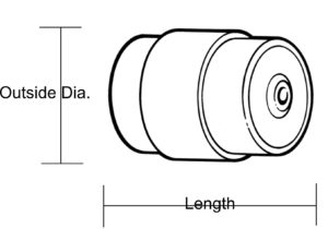 Diversified Plastics' Dragg Chain Idler Drums long wearing bore eliminates the need to grease, absorbing system shock and eliminating the steel to steel contact