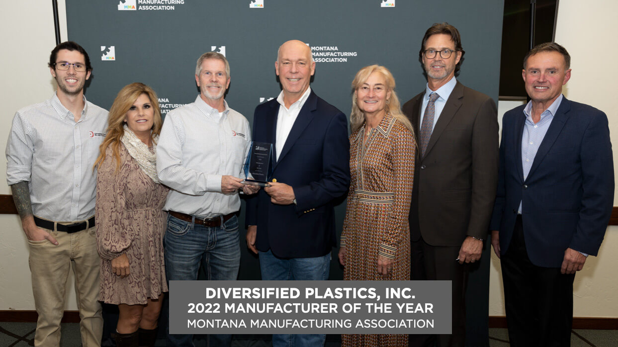 Diversified Plastics, Inc. Receives 2022 Montana Manufacturer of the