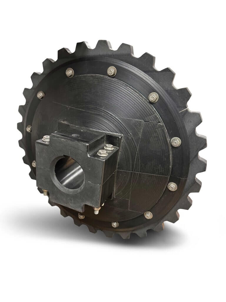 dished offset drive sprocket