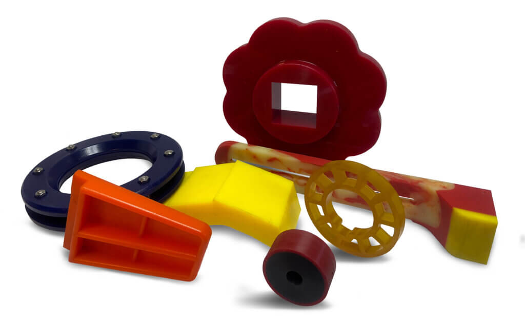 plastic urethane molded components