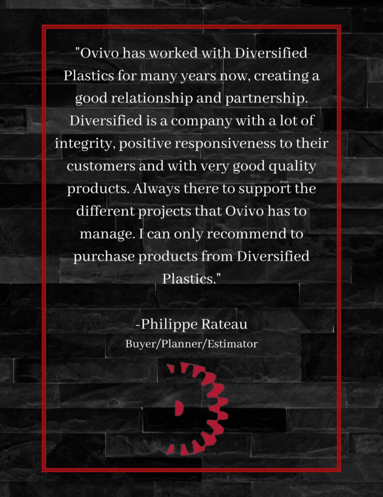 Ovivo and Diversified Plastics partnership testimonial